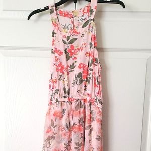 Floral High Low Dress